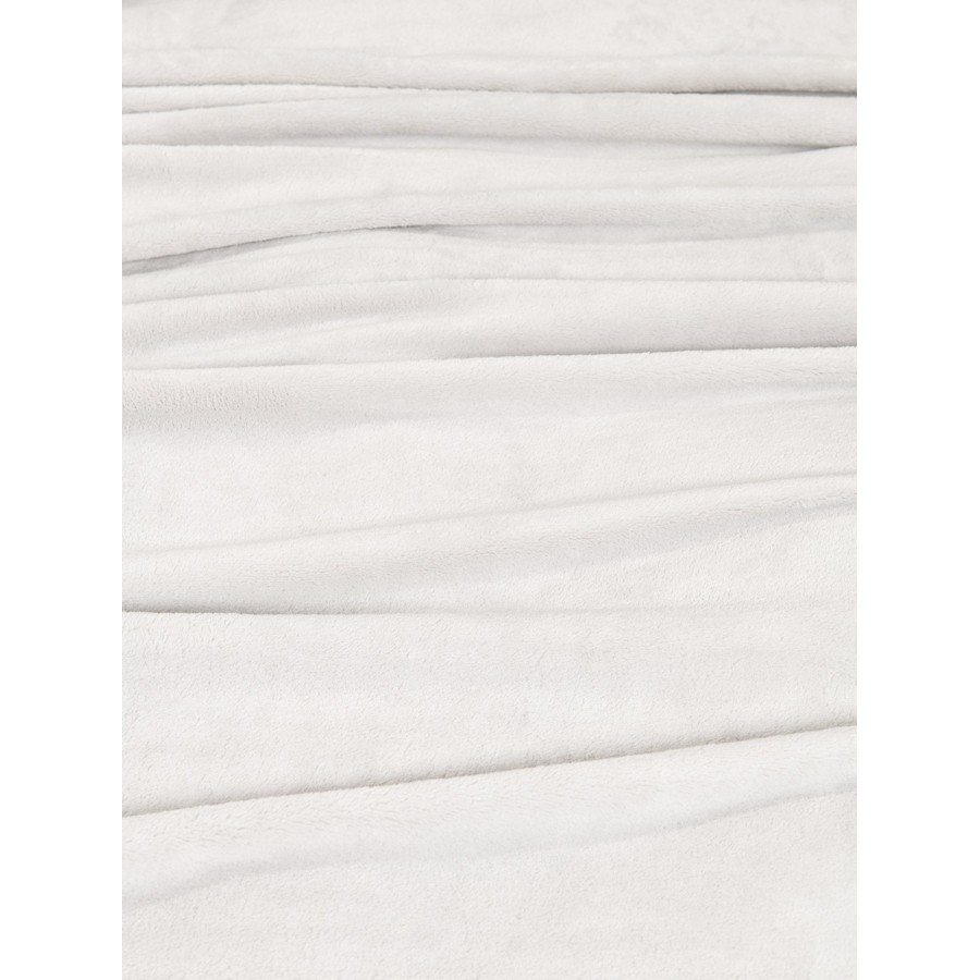 Κουβέρτα Coral Fleece Μονή (160x220) Μονόχρωμη Nima Alpa grey