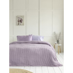 Κουβέρτα Πικέ King Size (240x260) Μονόχρωμη Nima Comfy Warm Lilac