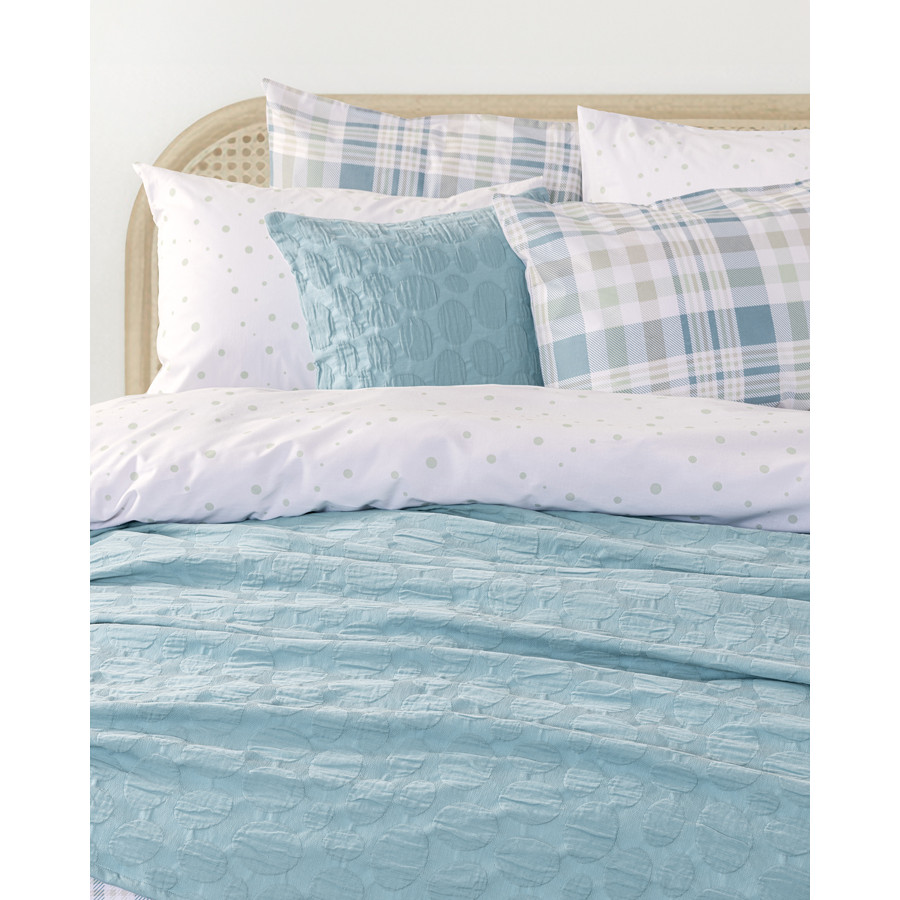 Κουβέρτα Υπέρδιπλη (220x240) Βαμβακερή Ζακάρ Μονόχρωμη Nima Arturo