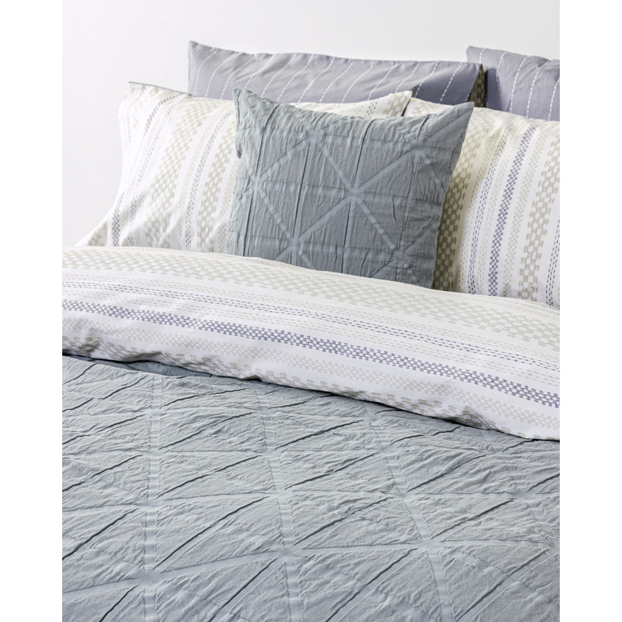 Κουβέρτα Υπέρδιπλη (220x240) Βαμβακερή Ζακάρ Μονόχρωμη Nima Drift