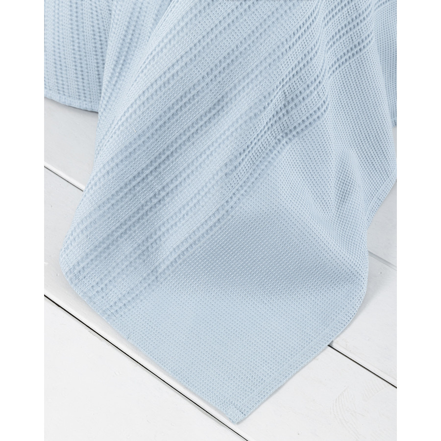 Κουβέρτα Υπέρδιπλη (220x240) Βαμβακερή Μονόχρωμη Nima Dune Denim Blue