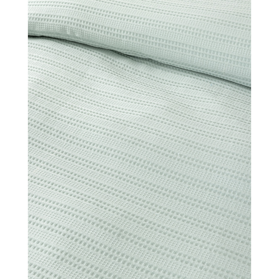 Κουβέρτα Μονή (160x240) Βαμβακερή Μονόχρωμη Nima Dune Minty Blue