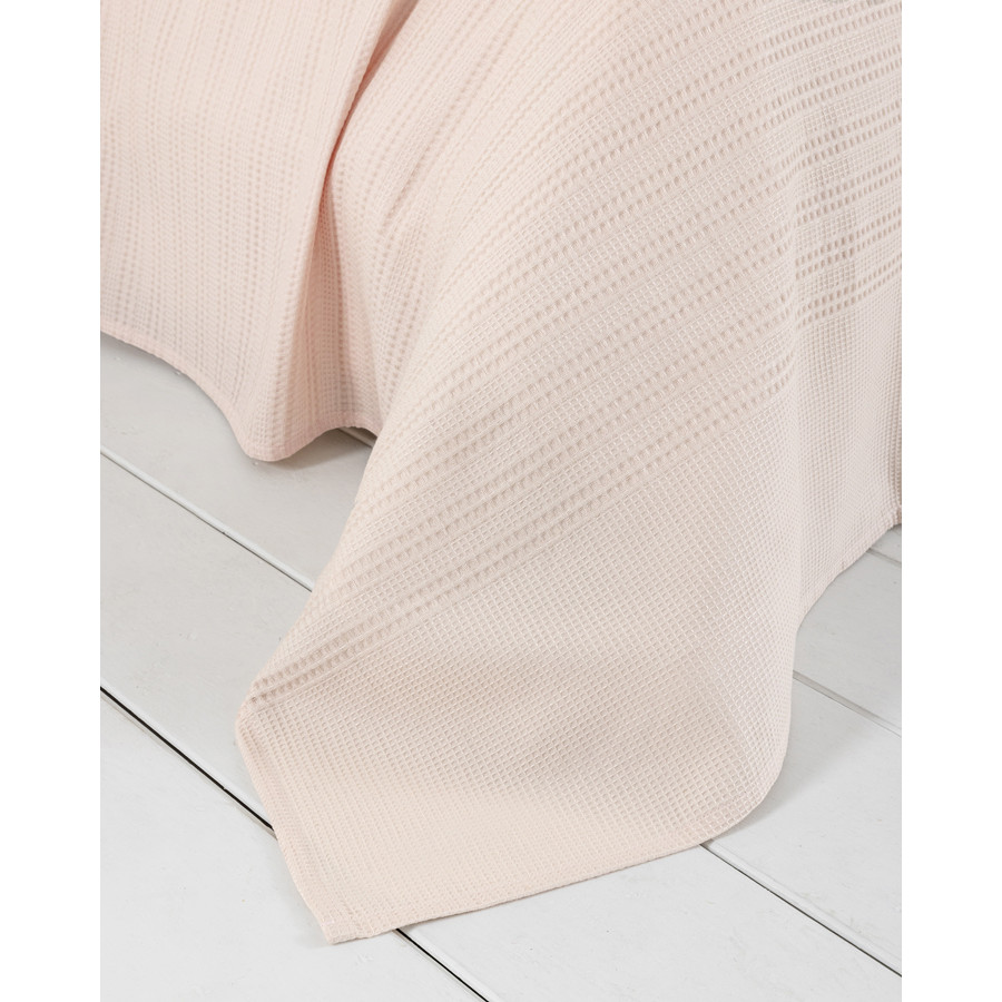 Κουβέρτα Μονή (160x240) Βαμβακερή Μονόχρωμη Nima Dune Rose Pink
