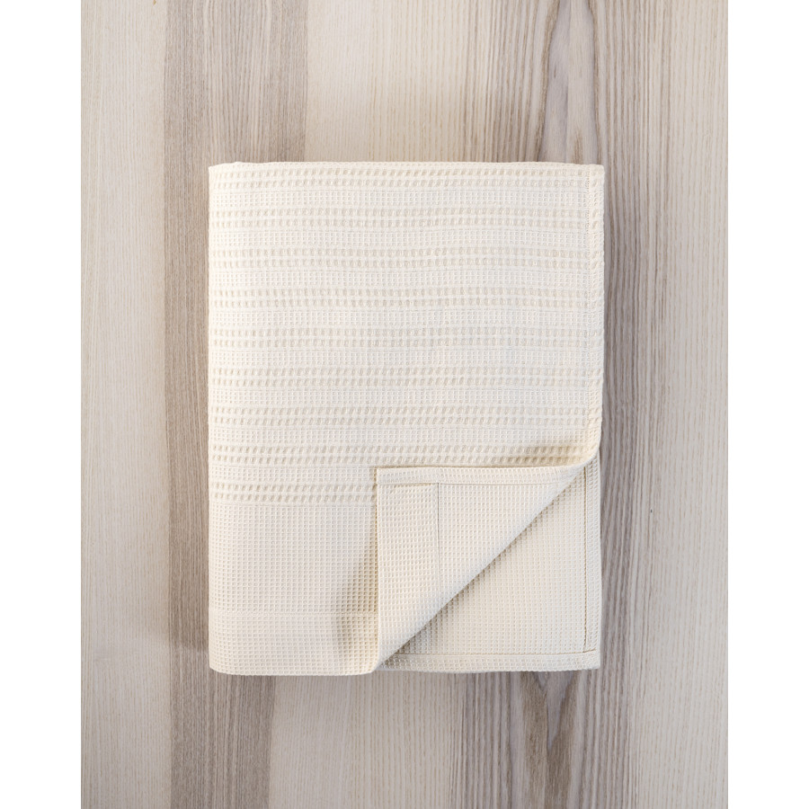 Κουβέρτα King Size (240x260) Βαμβακερή Μονόχρωμη Nima Dune Sand Beige