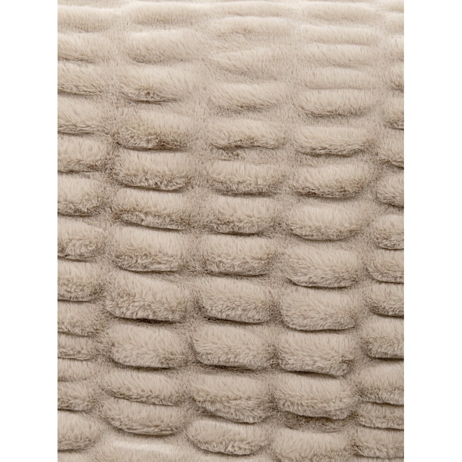 Κουβέρτα Ζακάρ Rabbit Fur Υπέρδιπλη (220x240) Γούνινη Nima Mossy beige