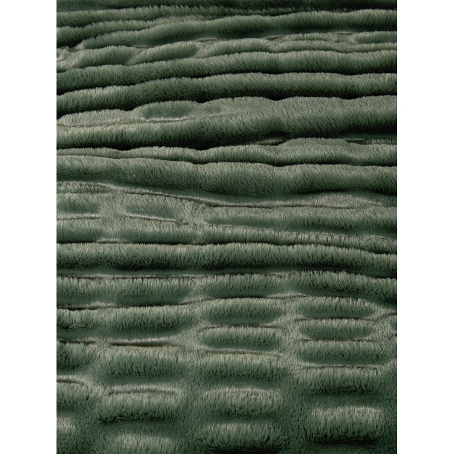 Κουβέρτα Ζακάρ Rabbit Fur Υπέρδιπλη (220x240) Γούνινη Nima Mossy dark green