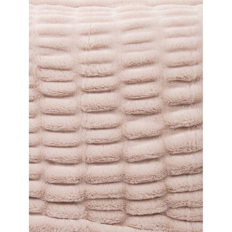 Κουβέρτα Ζακάρ Rabbit Fur Υπέρδιπλη (220x240) Γούνινη Nima Mossy light pink