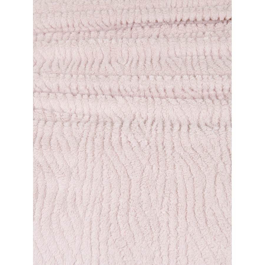 Κουβέρτα Ζακάρ Flannel Fleece Μονή (160x220) Μονόχρωμη Nima Serenus nude pink