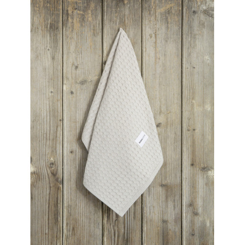 Πετσέτα Κουζίνας (40x60) Βαμβακερή Μονόχρωμη Βάφλα Nima Arida Oat Beige