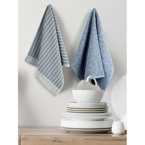 Σετ Πετσέτες Κουζίνας 2 τεμαχίων (40x60) Βαμβακερές Nima Eliora