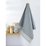 Πετσέτα Κουζίνας (40x60) Βαμβακερή Ριγέ Nima Eliora A