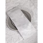 Σετ 4 τεμάχια Πετσέτες Φαγητού (42x42) Ζακάρ, Mονόχρωμες, Δείπνου, Nima Flow Gray