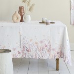 Τραπεζομάντηλο Τετράγωνο (150x150) Βαμβακερό Digital Print, Nima Laurel