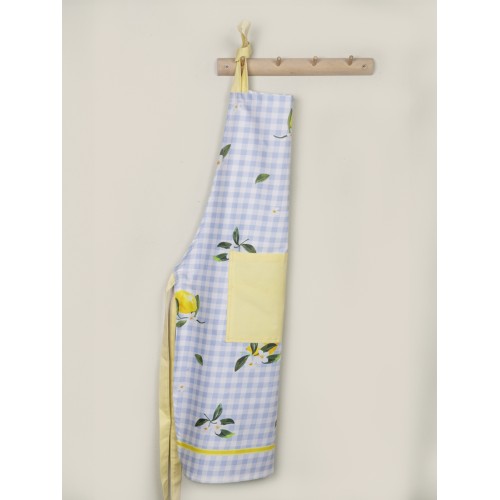 Ποδιά Κουζίνας Ολόσωμη (One Size) Βαμβακερή Digital Print, Nima Lemon Tree