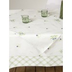 Τραπεζομάντηλο 6 ατόμων (140x180) Βαμβακερό, Digital Print, Nima Olive