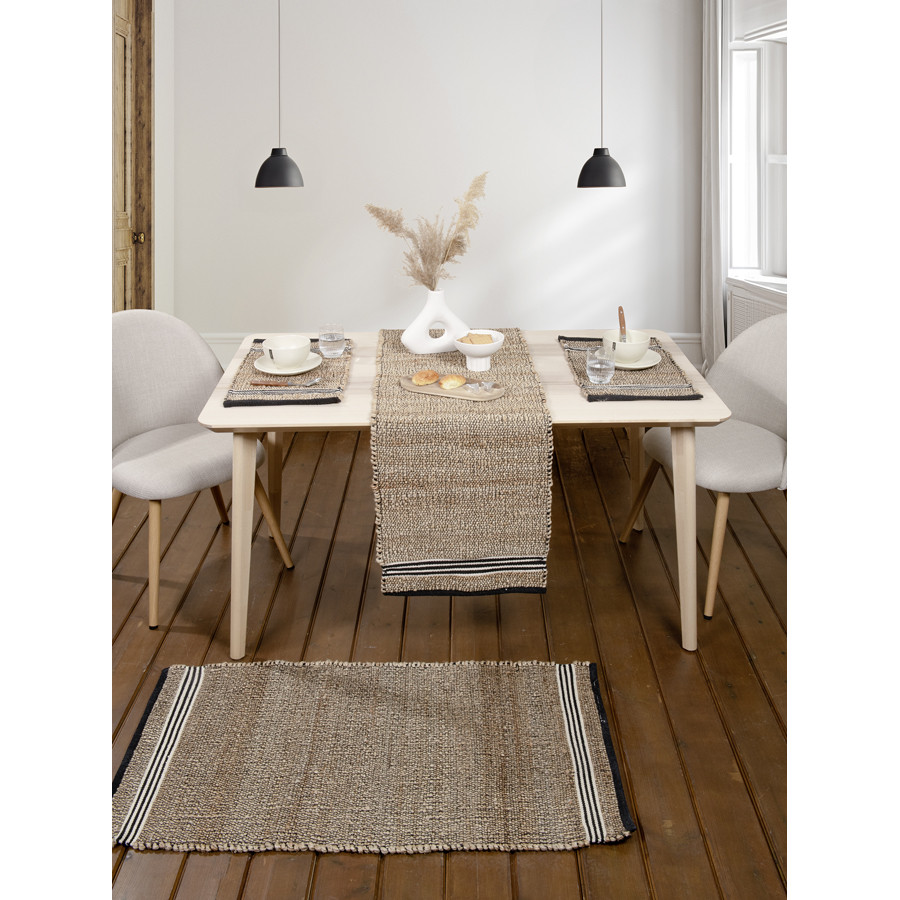 Σουπλά (30x50) από Γιούτα και Βαμβάκι Nima Ray