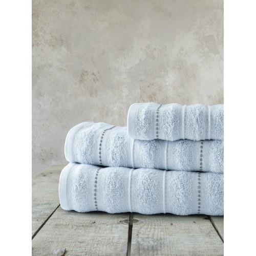 Σετ Πετσέτες 3 τεμαχίων (Χειρός|Προσώπου|Λουτρού) Nima Aura Light Blue