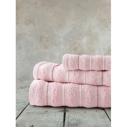 Σετ Πετσέτες 3 τεμαχίων (Χειρός|Προσώπου|Λουτρού) Nima Aura Pink