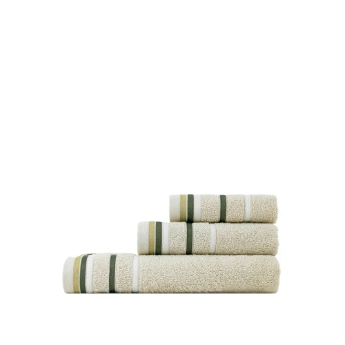 Σετ Πετσέτες 3 τεμαχίων (Χειρός|Προσώπου|Λουτρού) Nima Embrace Beige