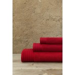 Πετσέτα Χεριών (40x60) Βαμβάκι Zero Twist 500 γραμ/τμ Nima Feel Fresh Happy Red (Κόκκινο)