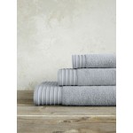 Πετσέτα Χεριών (40x60) Βαμβάκι Zero Twist 500 γραμ/τμ Nima Feel Fresh Steel Gray (Ανοιχτό Γκρι)