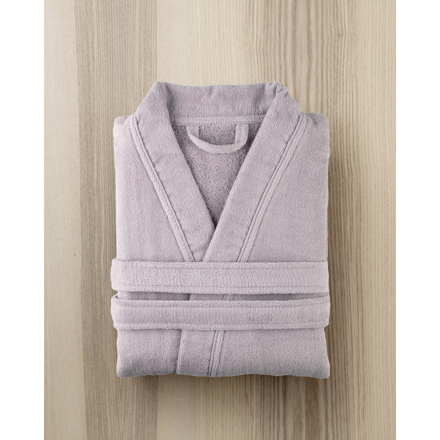 Μπουρνούζι Κιμονό με 3/4 Μανίκι (Small) Βαμβακερό 250γρ/τμ. Nima Nido Dusty Lilac