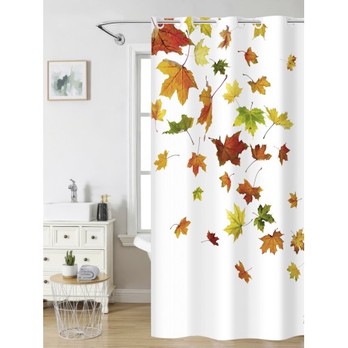 Κουρτίνα Μπάνιου (180x200) Υφασμάτινη Αδιάβροχη Nima Sylma