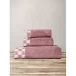 Πετσέτα Προσώπου (50x100) Βαμβάκι Zero Twist 600 γραμ/τμ Nima Luxe Apple Pink