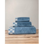 Πετσέτα Χεριών (40x60) Βαμβάκι Zero Twist 600 γραμ/τμ Nima Luxe Denim Blue