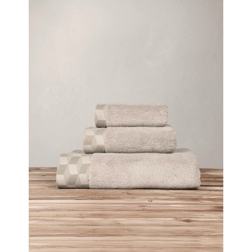 Πετσέτα Λουτρού (90x145) Βαμβάκι Zero Twist 600 γραμ/τμ Nima Luxe Light Taupe