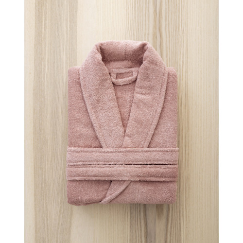 Μπουρνούζι Κιμονό με 3/4 Μανίκι (XLarge) Βαμβακερό Πετσετέ 350γρ/τμ. Nima Pure Apple Pink