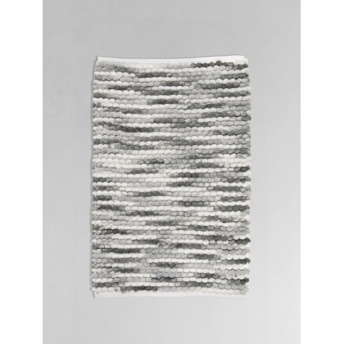 Ταπέτο-Πατάκι Μπάνιου (50x80) Βαμβακερό 2000 γρ/τμ Nima Splash Dark Grey