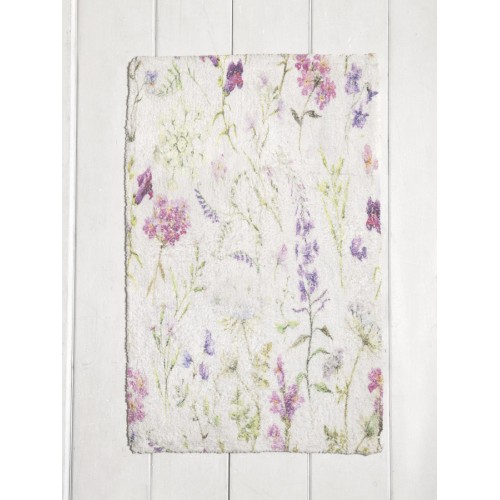 Ταπέτο-Πατάκι Μπάνιου (50x80) Φλοράλ Βαμβακερό 2000 γρ/τμ Nima Sylva