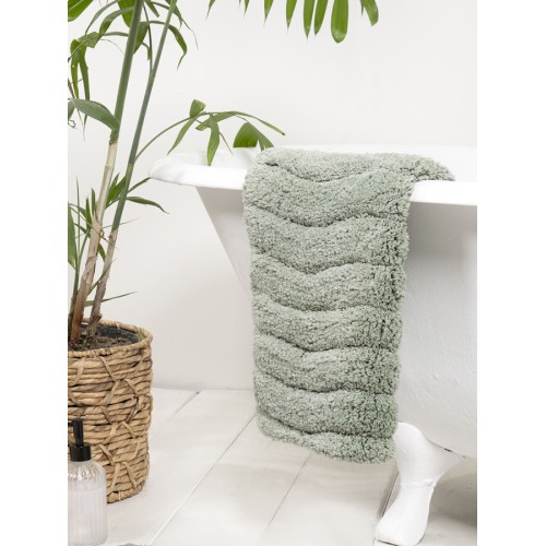 Ταπέτο-Πατάκι Μπάνιου (50x80) Βαμβακερό 2000 γρ/τμ Nima Vellum Light Mint