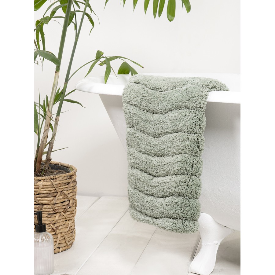 Ταπέτο-Πατάκι Μπάνιου (50x80) Βαμβακερό 2000 γρ/τμ Nima Vellum Light Mint