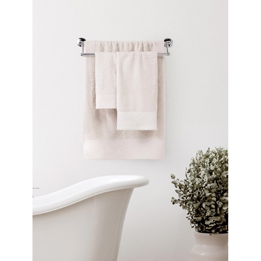 Σετ Πετσέτες 3 τεμαχίων (Χειρός|Προσώπου|Λουτρού) Nima Ambrose Nude