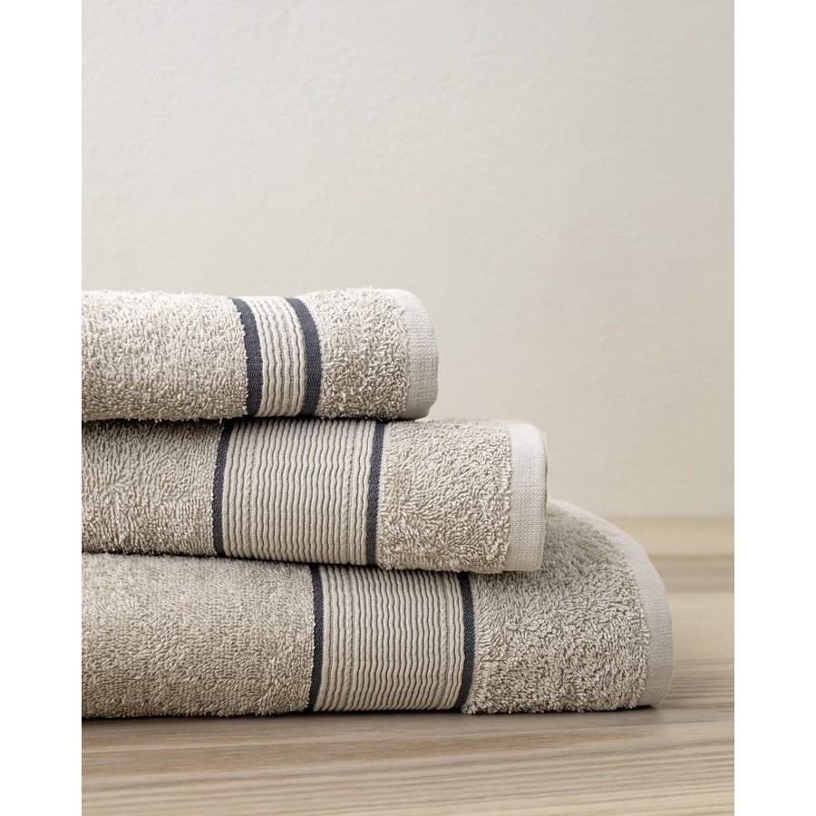 Πετσέτα Χειρός (30x50) Βαμαβακερή Πενιέ 460γρ/τμ. Nima Elyon Light Beige