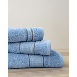 Πετσέτα Χειρός (30x50) Βαμαβακερή Πενιέ 460γρ/τμ. Nima Elyon Aegean Blue