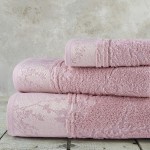 Σετ Πετσέτες 3 τεμαχίων (Χειρός|Προσώπου|Λουτρού) Nima Inverno pink