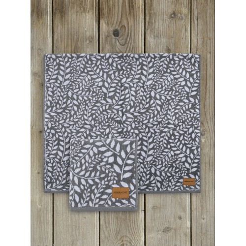 Σετ Πετσέτες 2 τεμαχίων (Προσώπου|Λουτρού) Βαμβακερές Nima Ivy