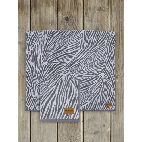 Σετ Πετσέτες 2 τεμαχίων (Προσώπου|Λουτρού) Βαμβακερές Nima Kiara