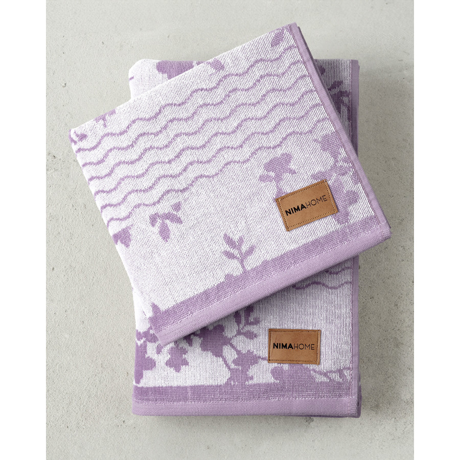 Πετσέτα Λουτρού (70x140) Βαμβάκι Βελουτέ Long Twist 480 γρ/τμ Nima Laureen