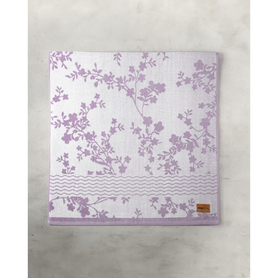 Πετσέτα Λουτρού (70x140) Βαμβάκι Βελουτέ Long Twist 480 γρ/τμ Nima Laureen