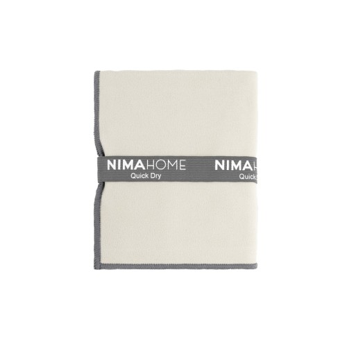 Πετσέτα Γυμναστηρίου (50x90) Μονόχρωμη Microfiber 200 γραμ/τμ Nima Riva Beige