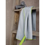 Πετσέτα Γυμναστηρίου (70x140) Μονόχρωμη Microfiber 200 γραμ/τμ Nima Riva Gray