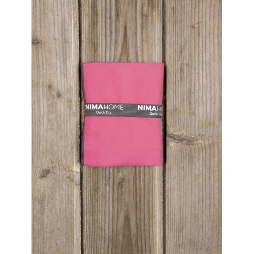 Πετσέτα Γυμναστηρίου (50x90) Μονόχρωμη Microfiber 200 γραμ/τμ Nima Riva Happy Pink