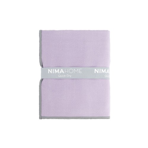 Πετσέτα Γυμναστηρίου (50x90) Μονόχρωμη Microfiber 200 γραμ/τμ Nima Riva Lilac
