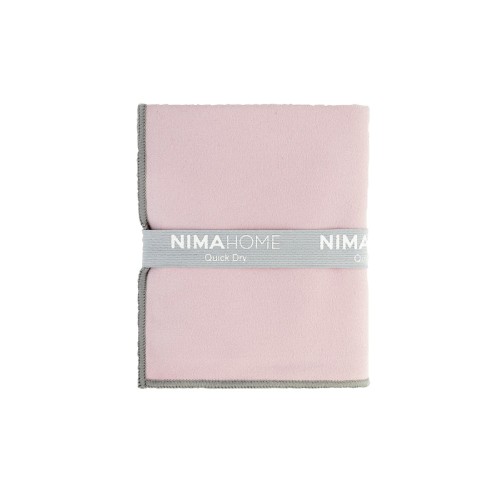 Πετσέτα Γυμναστηρίου (50x90) Μονόχρωμη Microfiber 200 γραμ/τμ Nima Riva Pink
