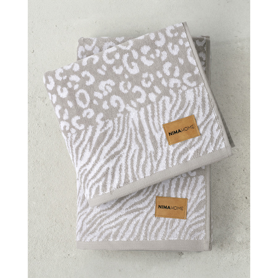 Πετσέτα Λουτρού (70x140) Βαμβάκι Βελουτέ Long Twist 480 γρ/τμ Nima Safari