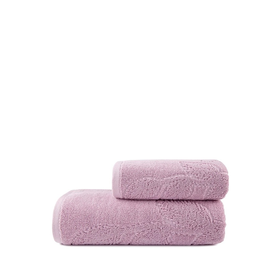 Σετ Πετσέτες 2 τεμαχίων (Προσώπου|Λουτρού) Ζακάρ Nima Serenity Lilac